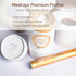 Premium Frother, High-Powered Handheld Whisker, Stainless Steel Mini-Blender for Homemade Lattes & Cappuccinos, Battery Operated Premium Frother, ...