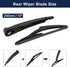 X AUTOHAUX Rear Windshield Wiper Blade Arm Set for Mini Countryman R60 for Mini Cooper R56...