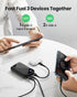 EAFU Portable Charger, Compact 10000mAh USB C Power Bank, Triple 3A High-Speed External Battery Pack with Flashlight for iPhone 15 14 13 12 11 X P...