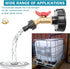 IBC Tote Adapter IBC Tote Fittings 275-330 Gallon Water Tank Adapter 2" Coarse Thread IBC Tote Valve & Lead-Free Brass Hose Faucet Valve and Garde...