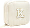 Cute Makeup Bag for Women - Monogram Personalized Initial Makeup Bags Cosmetic Pouch Make Up Case for Women Her Best Friend Friendship Sister Teac...