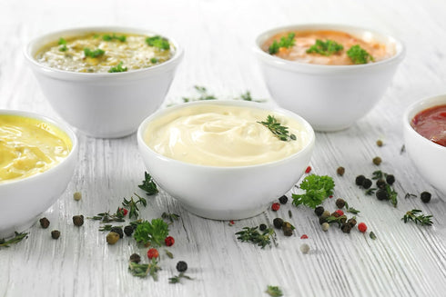 A Blend Above Best Sellers Dip Mix 5 Pack Includes Roasted Garlic Parmesan, Maui Onion, Garlic Bacon Ranch, Spicy Garlic, and Spinach Artichoke...