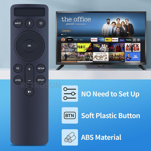 New D51 D51-H Bluetooth Backlit Display Replacement Remote Control for Vizio Soundbar Home Audio M21D-H8R M51A-H6 M51AX-J6 V21-H8 V21-H8R V21D-J8 ...