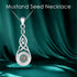 Mustard Seed Necklace Faith Mountain/Cross Christian Necklace Jewelry Gifts for Women...
