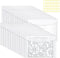 30 Pieces Clear Stamp and Die Storage Bag, KELIFANG Scrapbooking Storage Die Cuts Pockets for DIY Card Making, Resealable Plastic Envelopes for Cu...