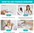 2 Pack Metal Tongue Scraper for Adults, Stainless Steel Tongue Cleaner with Travel Case, Reusable Tongue Scraper for Oral Care...