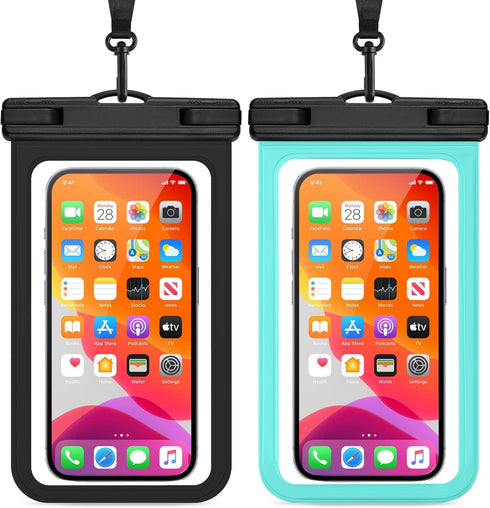 2024 2 Pack Waterproof Phone Pouch, Cruise Ship Essentials Must Haves Dry Bag for Vacation Beach Travel Kayak Accessories, Water Proof Phone Case ...