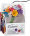 Trudeau Duo Tone Floral Wine Charms, Multicolor, Set of 12...