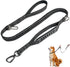 Heavy Duty Dog Leash, 4-5.5FT No Pull Shock Absorbing Dog Leash Reflective Dog Walking Training Leash Bungee Dog Leash with 2 Padded Handles for M...