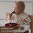 Baby Utensil Set (6 pcs) - Self Feeding Spoons - Silicone & BPA Free - Baby-Led Weaning (BLW) Supplies - Ages 6+ Months - Set of 6 - Brown, Green,...
