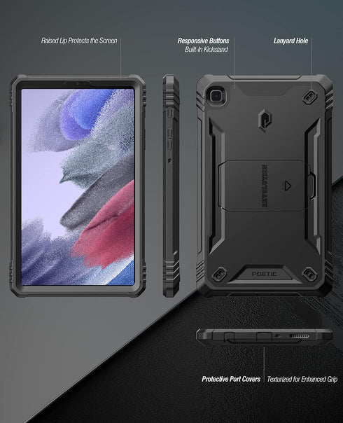 Poetic Revolution Case Designed for Galaxy Tab A7 Lite 8.7 with Screen Protector & Kickstand, Full Body Heavy Duty Rugged Shockproof Drop Protecti...