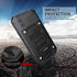 Beasyjoy for iPhone Xs Max Case Waterproof Metal Heavy Duty Strong Durable Cover Built-in Screen Full Body Protective Shockproof Tough Rugged Hybr...