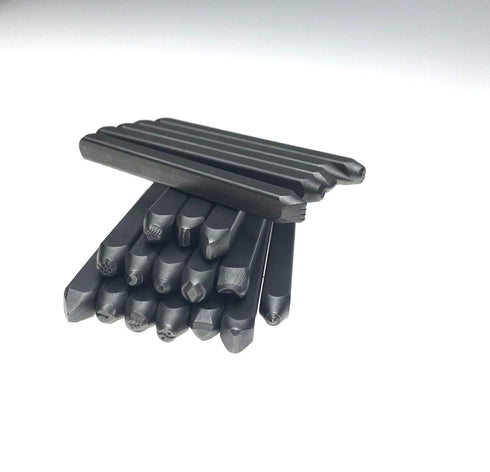 20 Pack 6MM DIY Steel Punches Flower Punch Stamp Set Jewelry Metal Stamping Tool to Stamp Punch Leather Metal Wood Jewelry (6MM-Upgrade Version)...