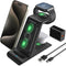 HATALKIN 3 in 1 Wireless Charging Station Compatible for Apple Products Multiple Devices Charger for Apple Watch ultra 9 8 7 SE 6 5 4 AirPods Pro ...