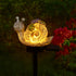 Decorative Garden Snail Statue Outdoor Decor Solar Light Figure Yard Decorations Sculpture Solar Powered Lawn ornament Resin Cute Sanil Figurine...