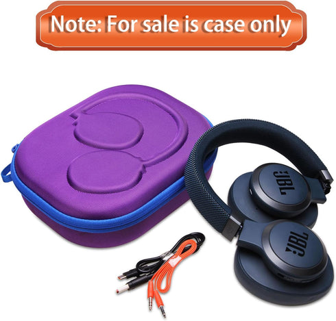 LTGEM EVA Hard Case for JBL Live 770NC/660NC/650BT/460NC/670NC/400BT/500BT and JBL Tune 770NC/710BT/720BT/760NC/700BT/750BT/510BT/660NC/520BT/500/...