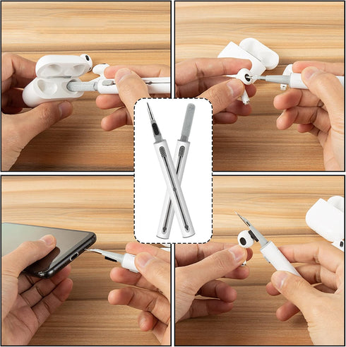 2pcs Airpod Cleaner Kit, Multi-Function Cleaner Kit for Airpods Bluetooth Camera Earphone Computer (White)......