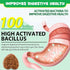 Probiotic Chews for Dogs (Duck 120PCS), Probiotics for Dogs with Digestive Enzymes, Dog Probiotics for Yeast, Itchy Skin, Anti Diarrhea, Gut Diges...