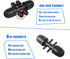 1/2 Inch to 1/4 Inch Tubing Irrigation Fittings for (1/2'' ID x 0.60''-0.63'' OD) 16mm Drip Tubing,Locked Barbed Tee Connectors (10 Pcs Barbed Tee...