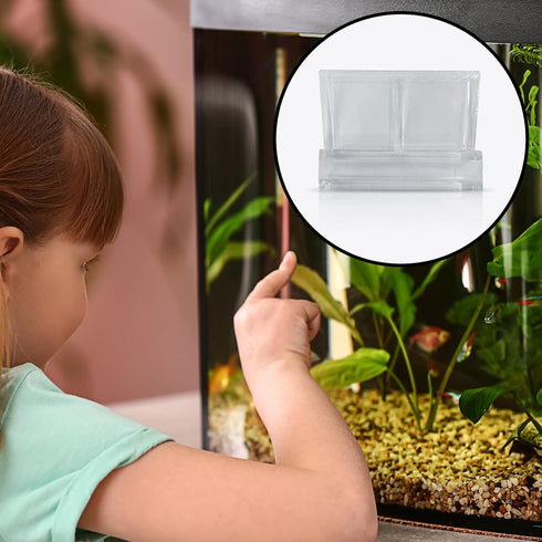 40 PCS Aquarium Glass Cover Clip, Clear Fish Tank Glass Cover Clip Support Holder, Acrylic Lid Clips for Rimless Aquariums (6mm, 8mm, 10mm, 12mm)...