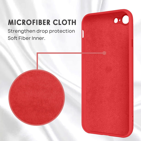 iPhone SE 2022 Case, iPhone SE 2020 Case, iPhone 8 Case, iPhone 7 Case, Slim Silicone Soft Rubber Shockproof Protective 360° Ring Kickstand Hybrid...