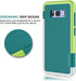 Jeylly S8 Case, Galaxy S8 Case with 2 Pack HD Soft Screen Protector, Contrasting Colors Ultra Slim One-Piece Anti-Slip Rugged Soft TPU Bumper Shoc...