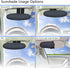 Anti-Glare Anti-Dazzle Vehicle Visor Sunshade Extender Sun Blocker for Cars, Vans and Trucks (Silver)...