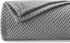 NEWCOSPLAY Super Soft Throw Blanket Grey Premium Silky Flannel Fleece Leaves Pattern Lightweight Bed Blanket All Season Use (Grey, Throw(50"x60"))...