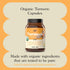 Organic Turmeric Capsules - Raw & Pure Curcumin Root Powder Supplement, 100 Capsules 600mg, Gallbladder, Liver, and Support...