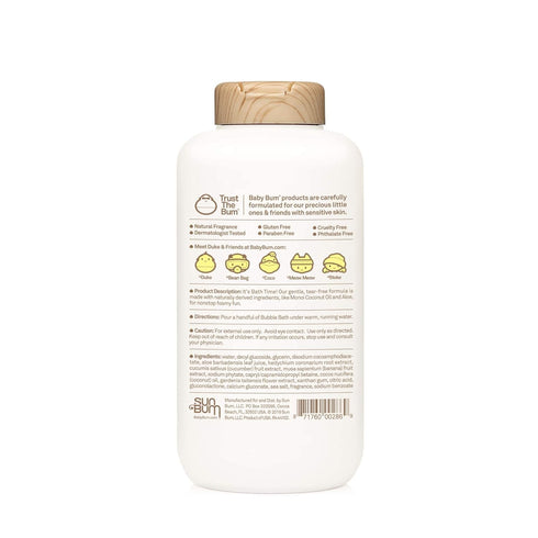 Baby Bum Foaming Bubble Bath | Tear Free for Sensitive Skin with White Ginger| Natural Fragrance | Gluten Free and Vegan | 12 FL OZ...