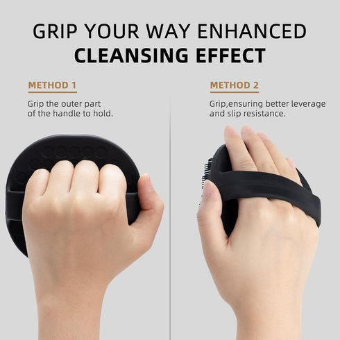 Silicone Body Scrubber, Exfoliating Body Wash Scrubbers Exfoliator, Shower Body Brush for Effective Showering Exfoliation and Gentle Massage, Lath...