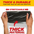 40-45 Gallon Heavy Duty Trash Bags, 1.5 Mil Black, 50 Count, Individually Folded, Industrial Strength, Made in USA...
