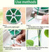 Twist Tie- 328 Feet(100m) Green Garden Plant Ties with Cutter?Trimmer Garden Twine Support Ties Garden Plant Ties Reusable, Green Twist Ties?plant...