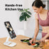 Cell Phone Stand for Desk Adjustable Portable Foldable Phone Holder Cradle Dock, Compatible with iPhone 15 14 13 Pro Max Mini, 12 11 XR X 8 7 6 Pl...