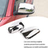 Car Door Side Mirror Cover Trim Compatible with Tacoma 2006-2015,Outside Door Mirror Cover Trim, Exterior Rearview Mirror Cap ABS (Bright Silver)...