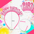 Hot Pink Happy Birthday Headband Birthday Crown for Women Tiara for Girls Glitter Hair Band Princess Crown Queen Birthday Girl Headband Hats Party...