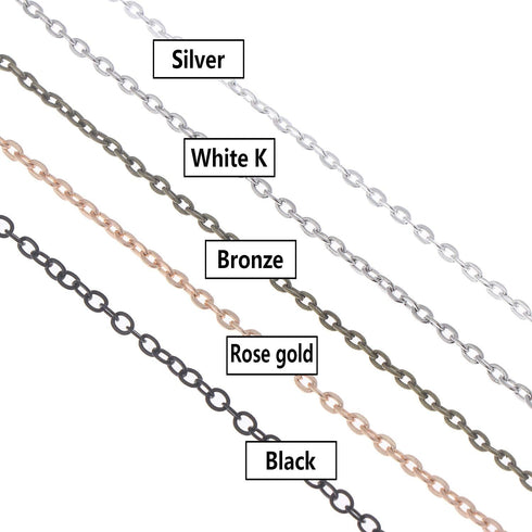 LOCOLO 39 Feet Necklace Chains Stainless Steel DIY Link Chain Necklaces with 30Pcs Lobster Clasps, and 100Pcs Jump Rings for Jewelry Making...
