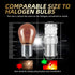 Brake Light Bulb,1157 Led Bulb,Car Accessories 9-30V Tail Light Bulb Super Bright Low Power 1157 2357 2057 7528 BAY15D LED Bulbs with Projector,Re...