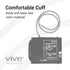 Blood Pressure Cuff Replacement - Compatible with Omron Series 5 & Most BP Monitors - Universal Cuff for Adults, Seniors & Elderly (Large)...