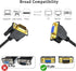 2-Pack VGA Extension Cable 6ft, VGA Cord Male to Female 15 Pin (NOT 9 Pin), SVGA HD15 Monitor Video Adapter Cable Support 1080P Full HD for Laptop...