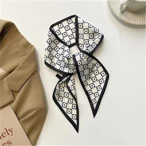 4 Pack Purse Scarf for Bags Silk Head Scarf for Hair Handbag Women Scarfs Band Hair Neck Scarves Fashion Gifts,10...