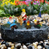 Dance Miniature Garden Gnome Set of 4 Fairy Garden Gnomes Accessories Campfire Little Garden Gnomes Outdoor Small Garden Gnome Figurines Ornaments...