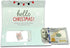 Holiday Card | Zip-Open Money Holder w/Clear Plastic Window for Cash, Check, & Gift Card (Penguin - Hello Christmas)...