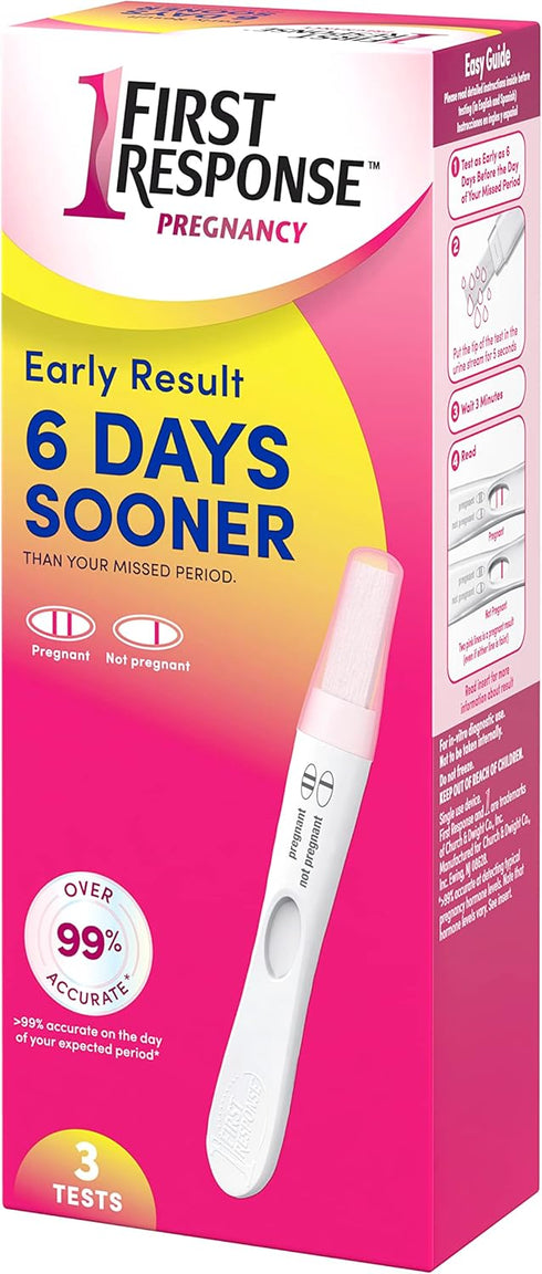 First Response Early Result Pregnancy Test, 3 Count Pack...