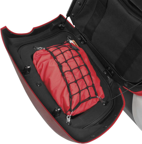 41-156 Trunk and Saddlebag Cargo Net System , Black...