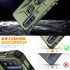Case for Moto G Power 2022 Case G Pure Case Military Grade Drop Case with Kickstand Metel Ring Magnetic Holder Shockproof Protective for Motorola ...