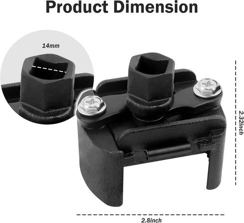 Oil Filter Wrench Tool,Adjustable Oil Filter Removal Tool Fit for 2.36-3.15 inch Engine Oil Filter,Car Accessories Oil Filter Remover Tool...
