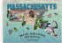 Galison Massachusetts Mini Shaped Puzzle - 100 Jigsaw Pieces Featuring Art by Bestselling Artist Wendy Gold, Die-cut Mini Shaped Puzzle, Makes a G...
