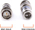 THE CIMPLE CO BNC Compression Connector for RG6 Coaxial Cable - Pack of 10 - Solid Construction with High Grade Metals - Male BNC Connectors for C...