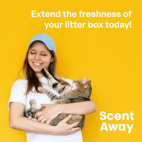 Cat litter Deodorizer Litter Box Odor Eliminator | Fragrance Free Cat Litter Deodorizer with ACTIVE CARBON | Eliminates Cat Odors and Smells to Ke...